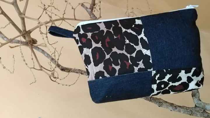 Make UP Pouch ..from recycled Denim