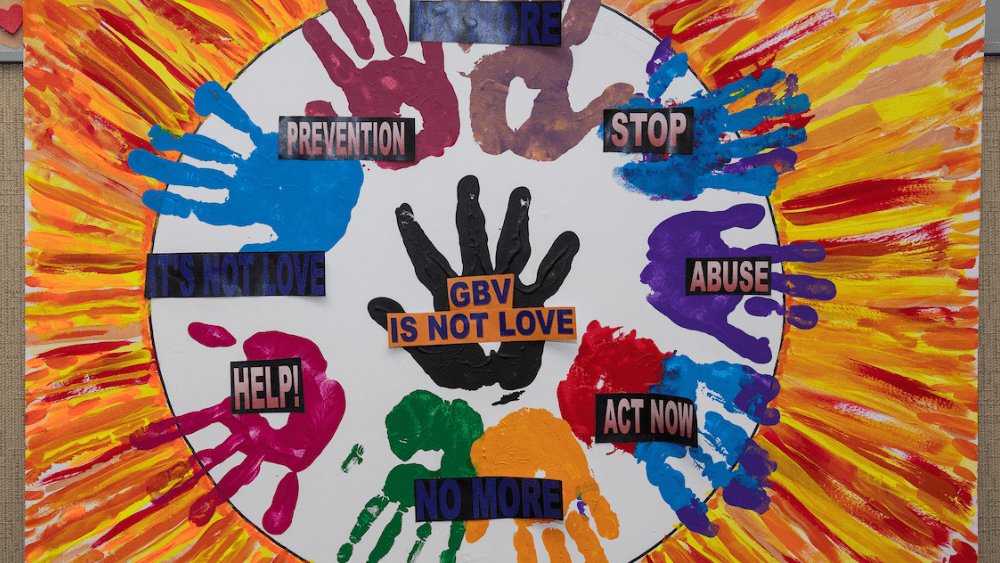 Illustration on stopping GBV