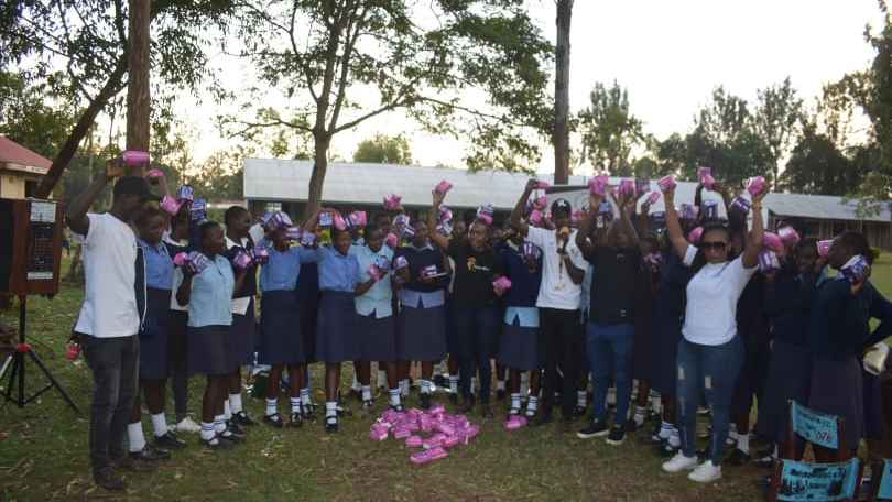 This beautiful girls most of them are dropping out of schools because of lack of sanitary towels, engagement in forces fgm, early marriages and early pregnancies.Lets end all this,this is the time.