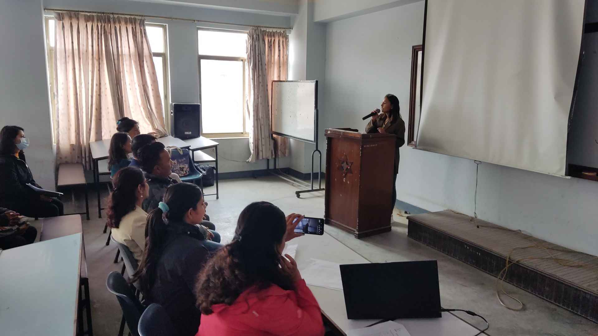 We organise leadership trainings for nurses. Our focus is to eradicate miserability in Nepalese Nurses.  Awaring government to correct their errors which are hampering every single nurses' life is our goal