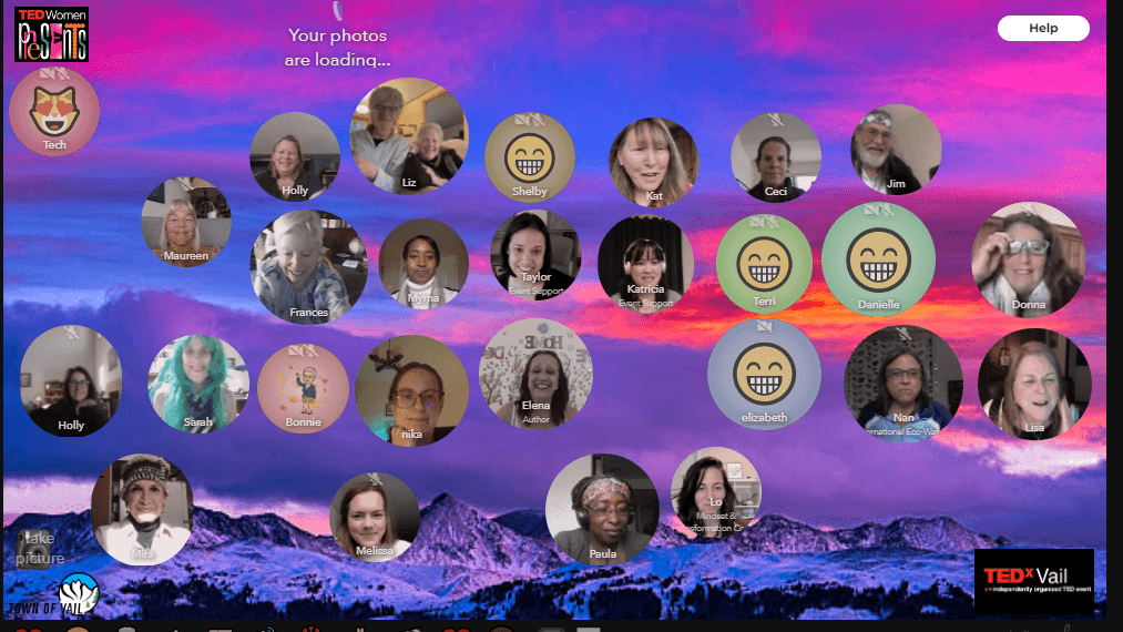 TEDxers unite above Vail's snow covered mountains to talk climate, peace, joy, rights, work, and life.