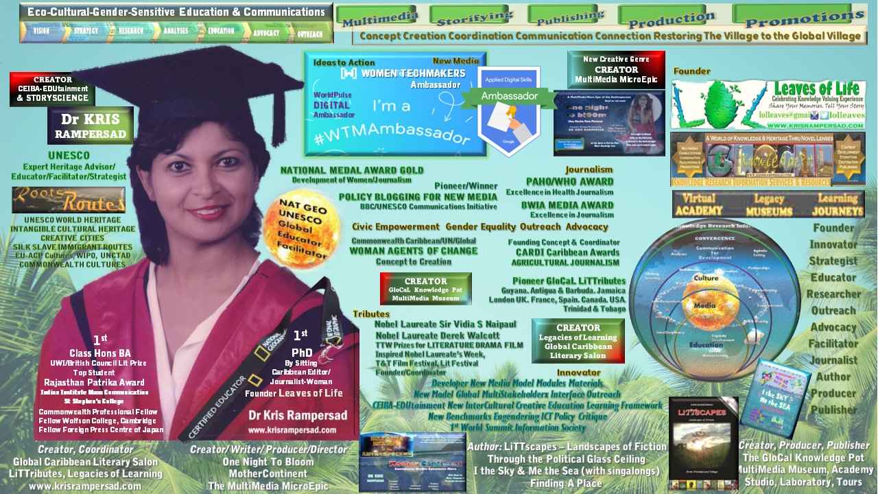 Dr Kris Rampersad Journey Highlights transitioning from conventional to new media blending knowledge transmission through media culture and education